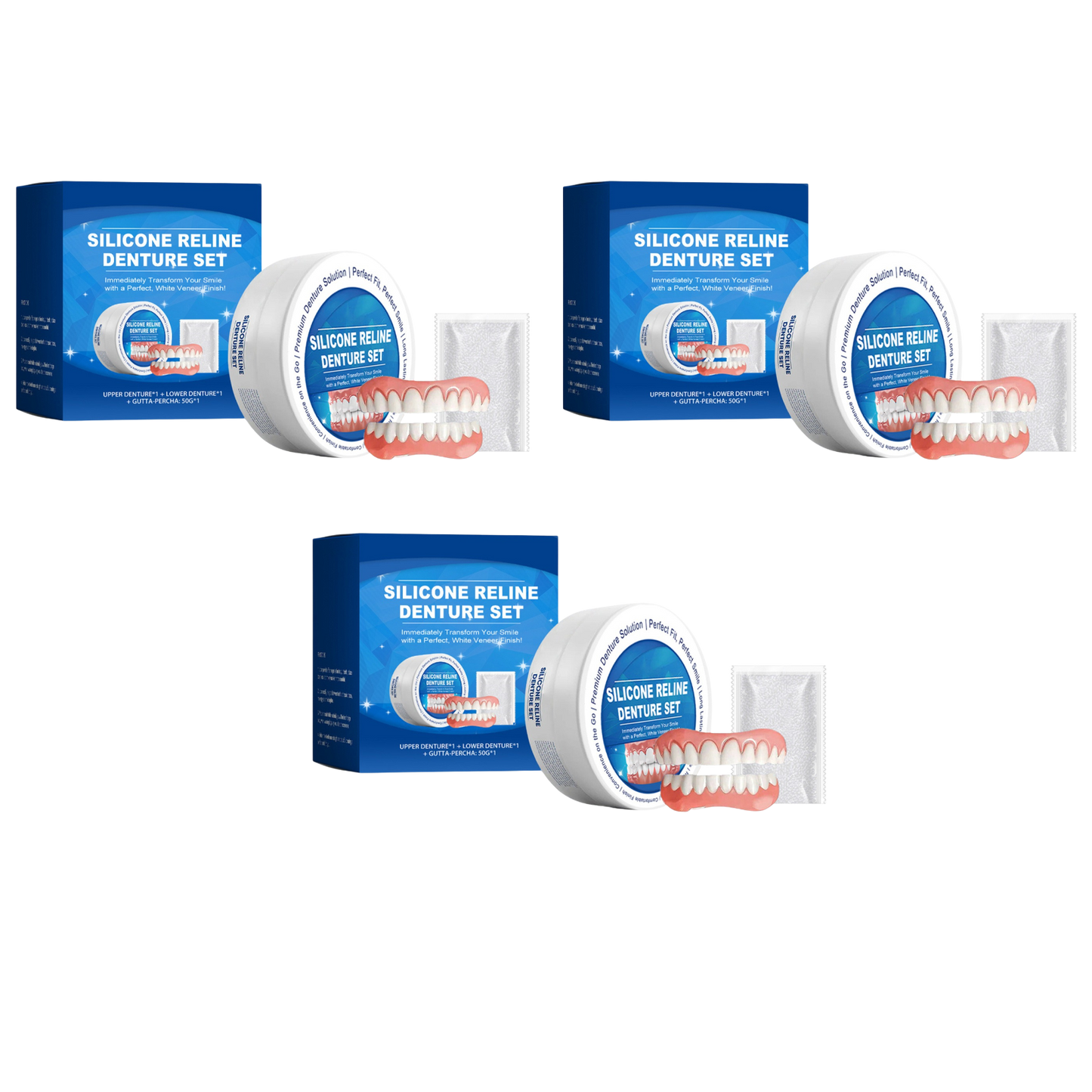 DentiFix Complete kunstgebit-set