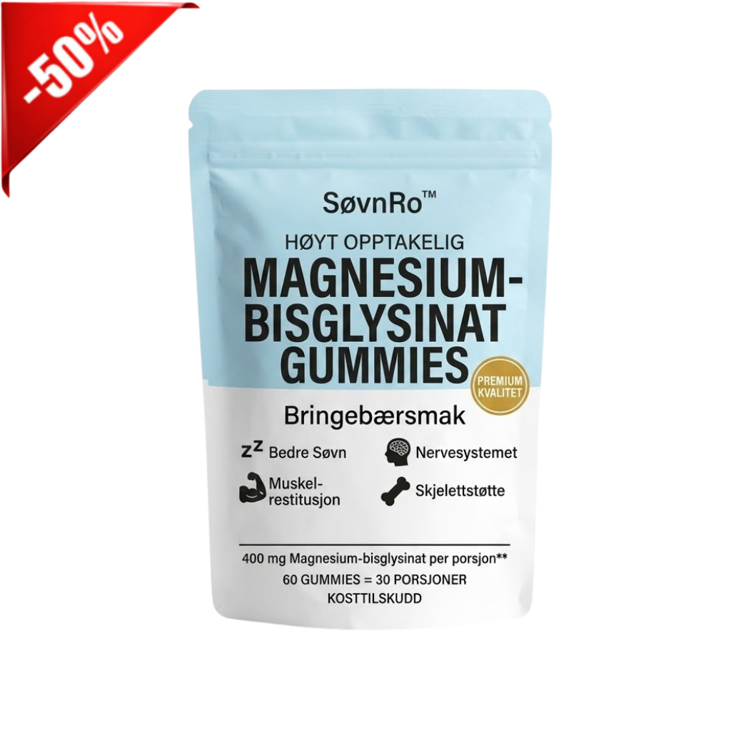 SøvnRo™ Magnesiumbisglysinat-gummies
