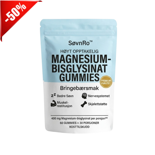 SøvnRo™ Magnesiumbisglysinat-gummies
