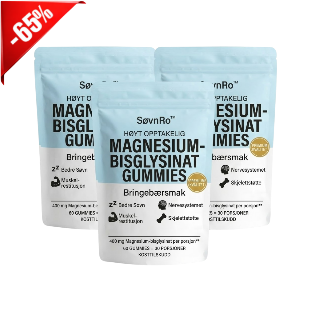 SøvnRo™ Magnesiumbisglysinat-gummies