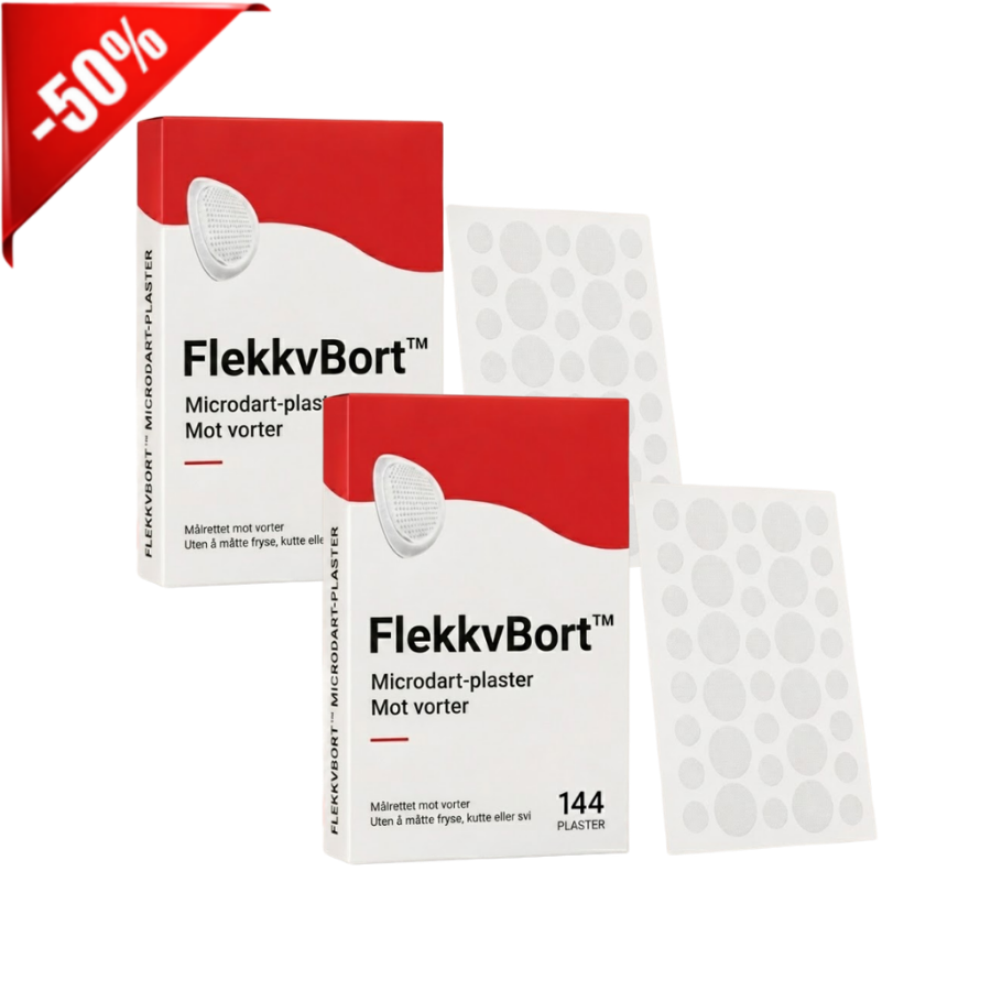 FlekkvBort™ Hudplastre