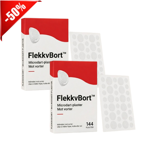 FlekkvBort™ Hudplastre