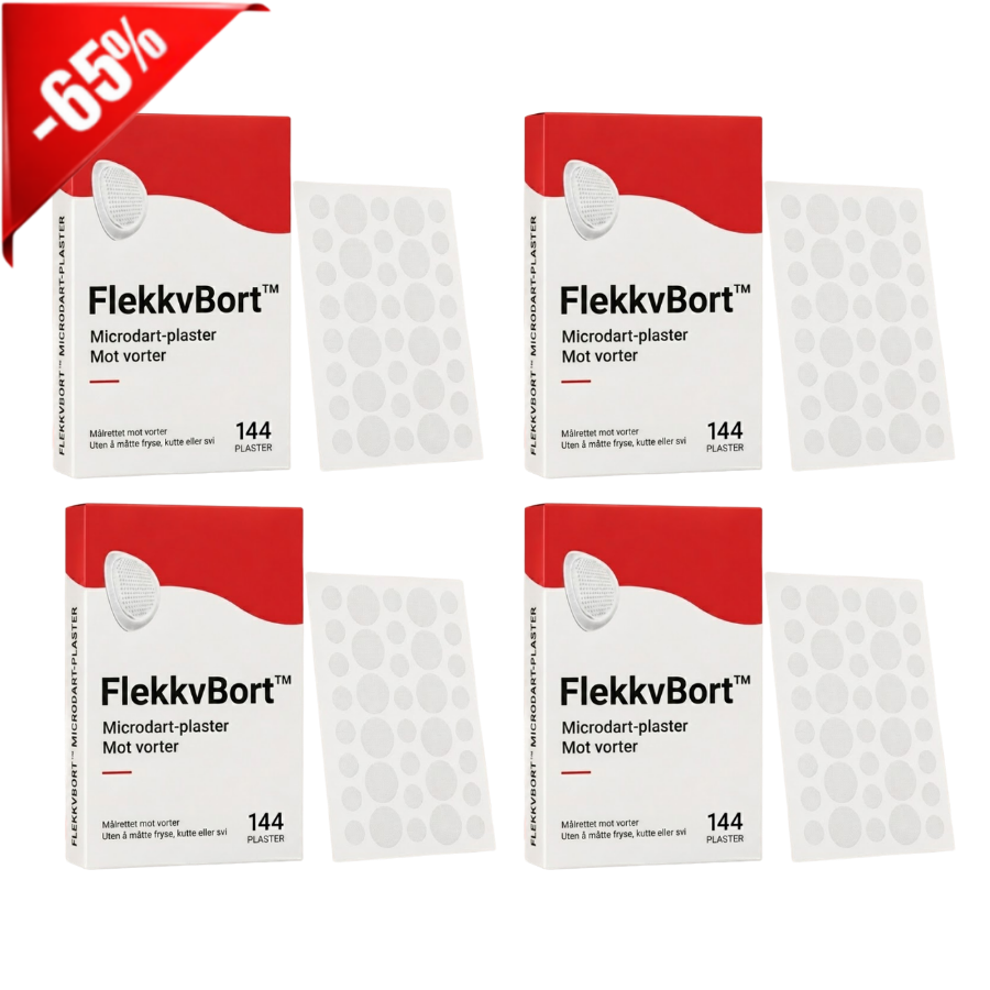 FlekkvBort™ Hudplastre