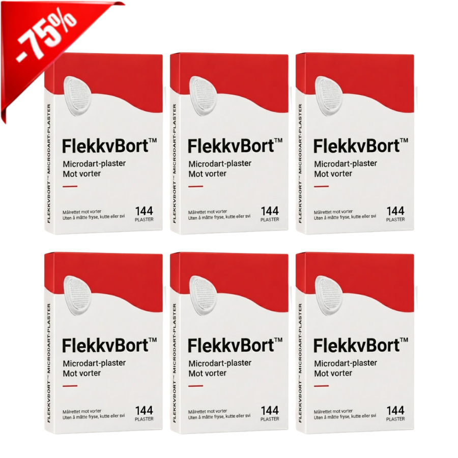 FlekkvBort™ Hudplastre